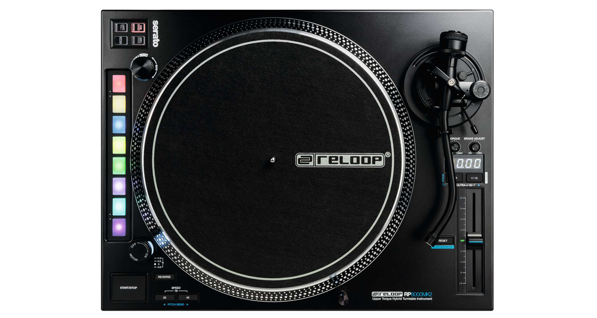 Reloop Unveils Next-Gen RP-8000MK2 Turntable For Serato DJ Pro Reloop Unveils Next-Gen RP-8000MK2 Turntable For Serato DJ Pro
