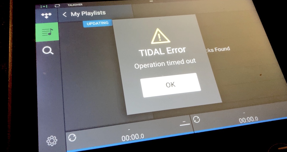 TIDAL Is Down Worldwide On Engine OS, Affecting All Denon DJ Prime Users TIDAL Engine down